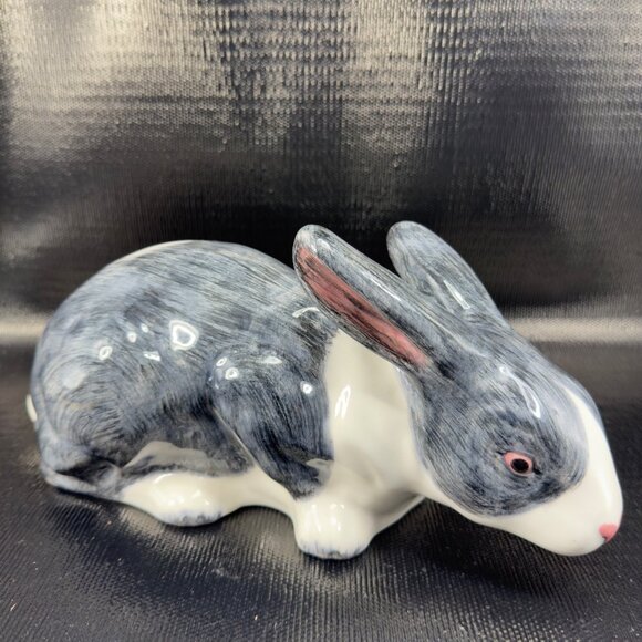 Vintage Italian Pottery Bunny Rabbit 12inch Ceramic Figurine Made In Italy VTG - Picture 10 of 15